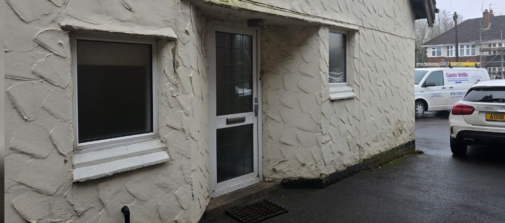 Front porch render: before